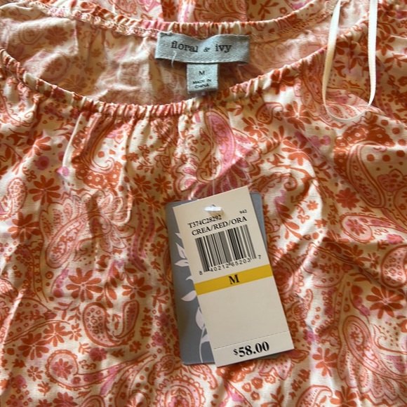 Floral  & Ivy off the shoulder blouse - Picture 3 of 5